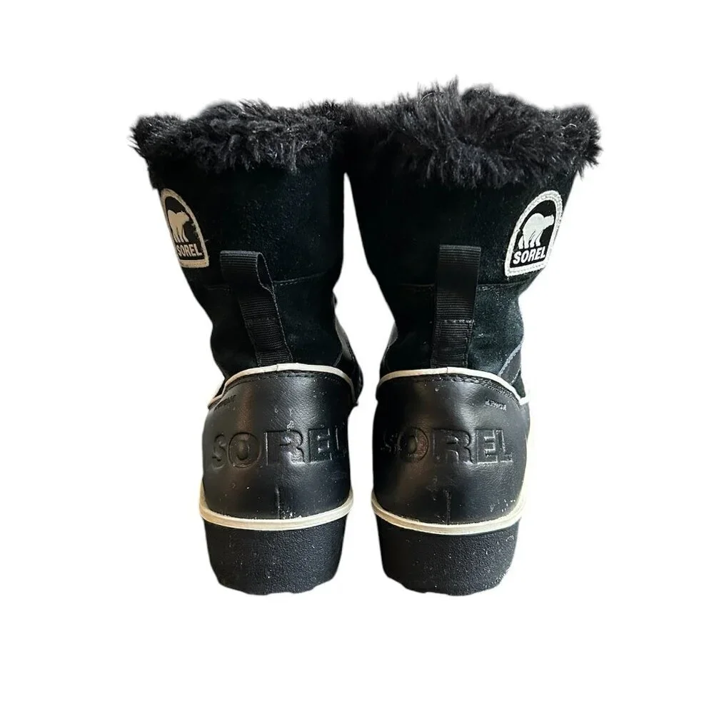 SOREL Tivoli II Black Ankle Waterproof Winter Boots US 7 - Picture 4 of 7